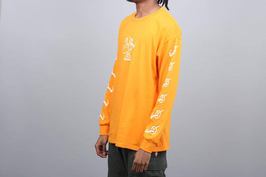 Polar Angry Stoner Longsleeve T-Shirt Bright Orange