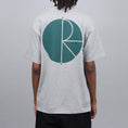 Load image into Gallery viewer, Polar Fill Logo T-Shirt Heather Grey / Dark Green
