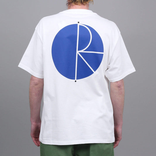 Polar Fill Logo T-Shirt White / Blue (old)