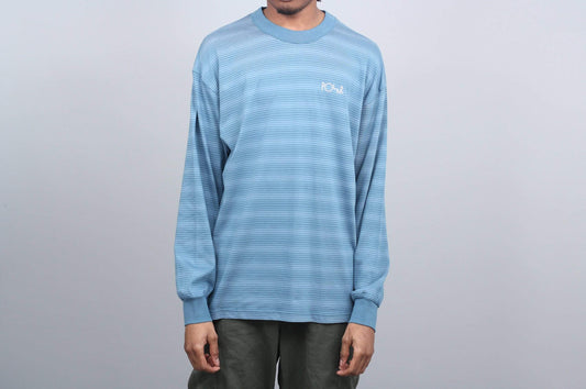 Polar Gradient Longsleeve T-Shirt Grey Blue