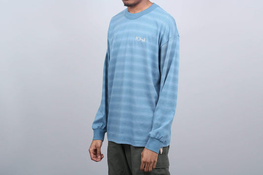 Polar Gradient Longsleeve T-Shirt Grey Blue