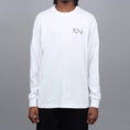 Load image into Gallery viewer, Polar Happy Sad Fill Logo Longsleeve T-Shirt White
