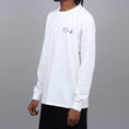 Load image into Gallery viewer, Polar Happy Sad Fill Logo Longsleeve T-Shirt White
