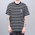 Load image into Gallery viewer, Polar Stripe Pocket T-Shirt Black
