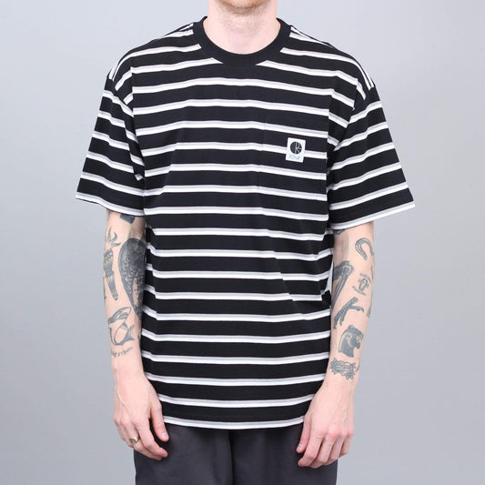 Polar Stripe Pocket T-Shirt Black