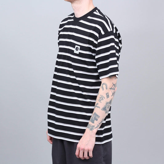 Polar Stripe Pocket T-Shirt Black