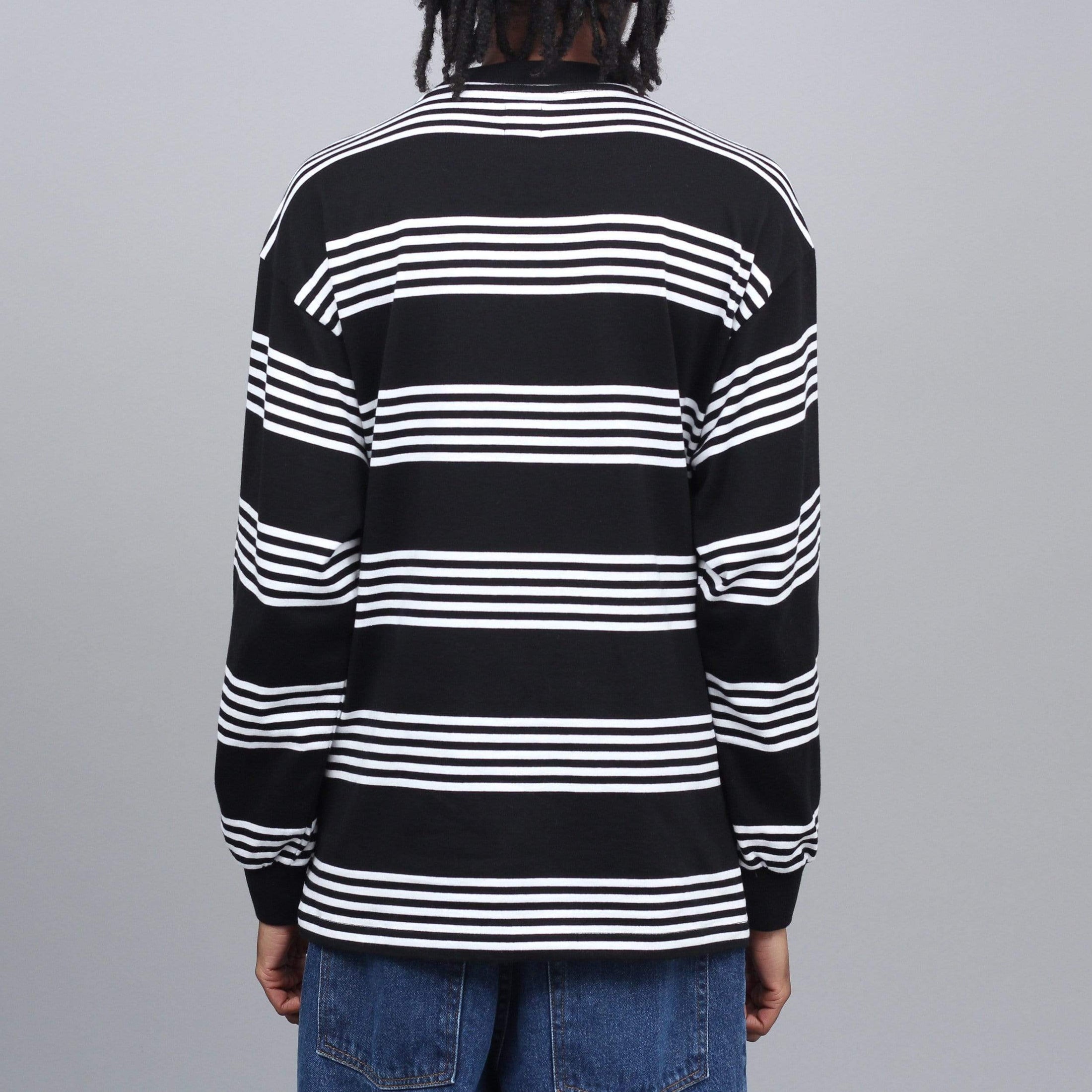Polar Striped Longsleeve T-Shirt Black