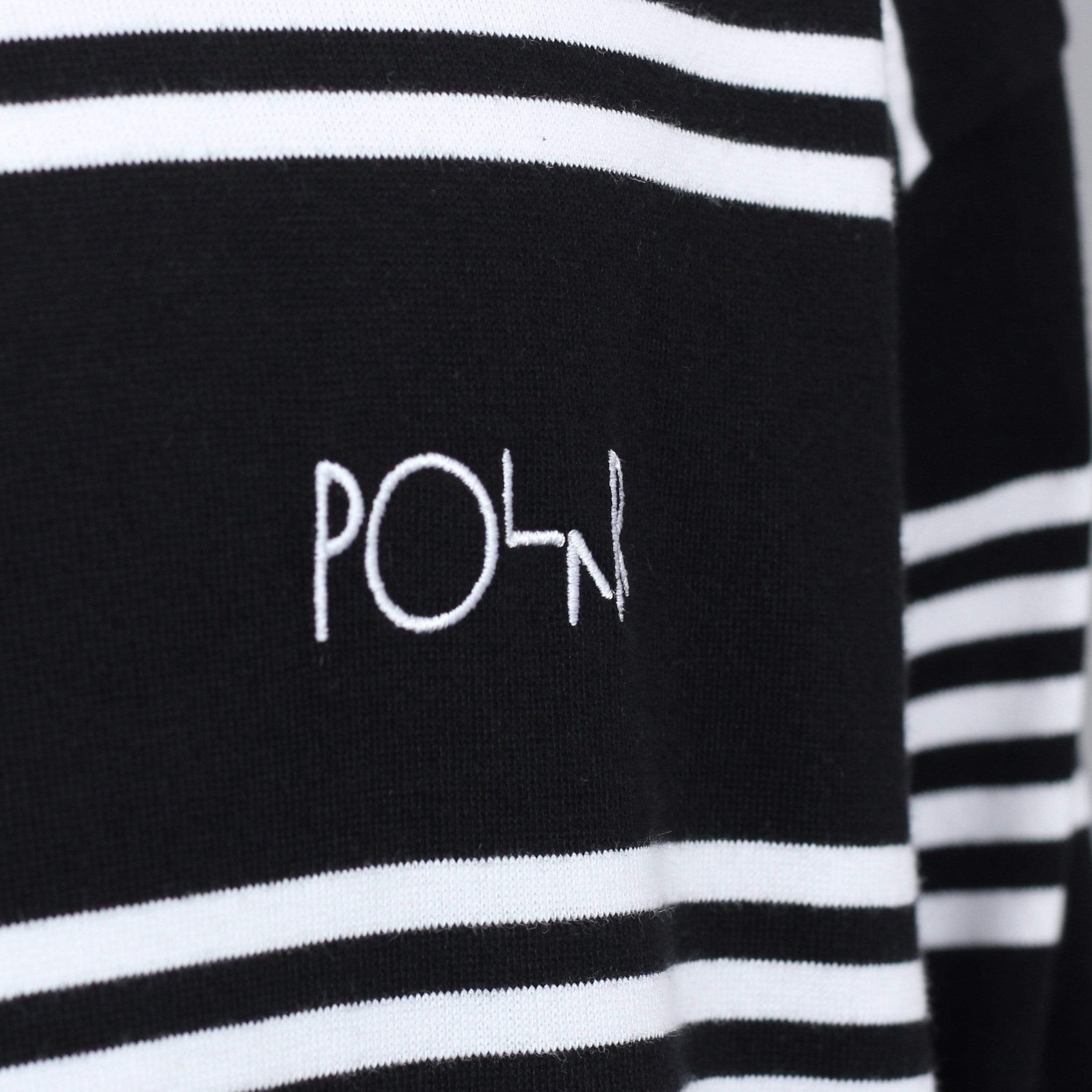 Polar Striped Longsleeve T-Shirt Black