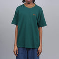 Load image into Gallery viewer, Polar Striped Rib T-Shirt Dark Green
