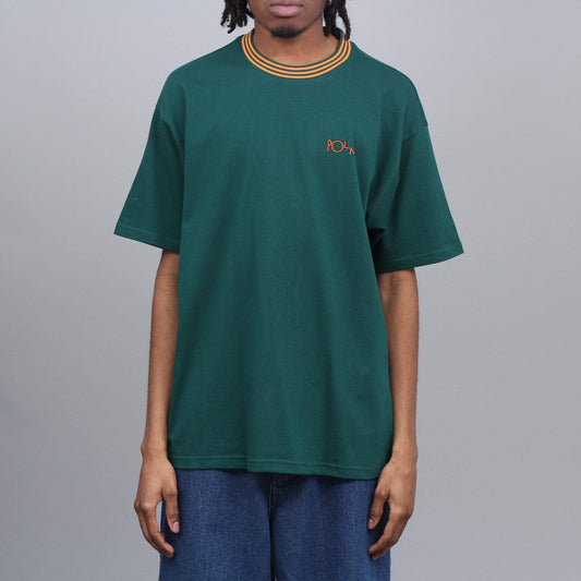 Polar Striped Rib T-Shirt Dark Green