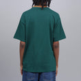 Load image into Gallery viewer, Polar Striped Rib T-Shirt Dark Green
