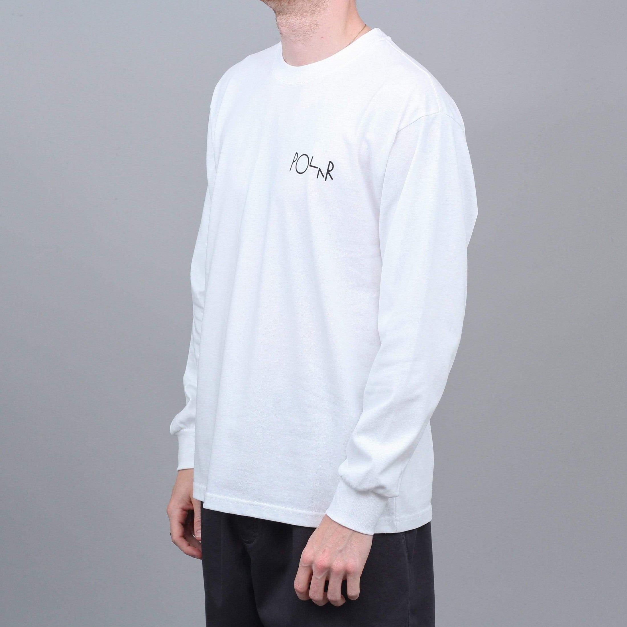 Polar TK Fill Logo Longsleeve T-Shirt White