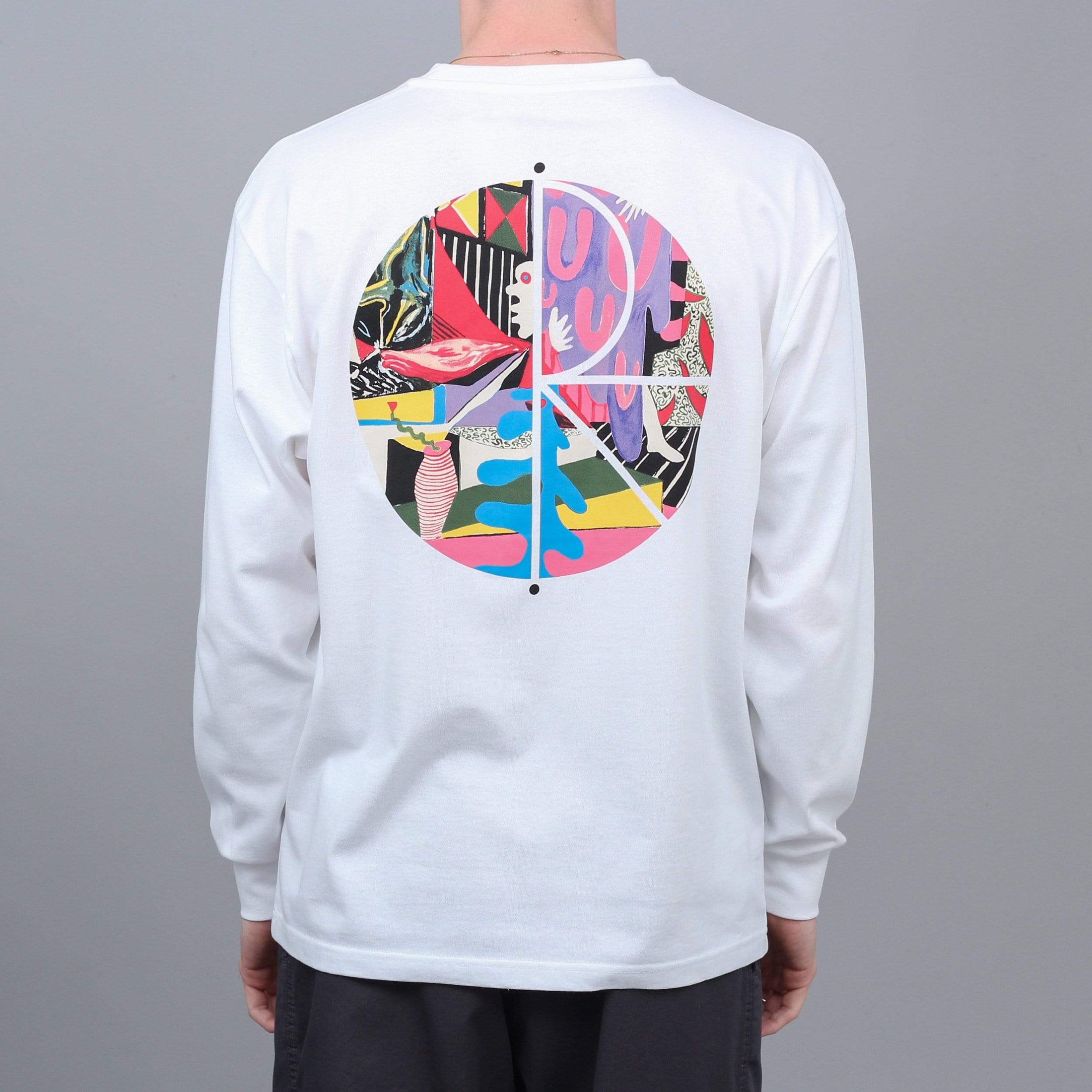 Polar TK Fill Logo Longsleeve T-Shirt White