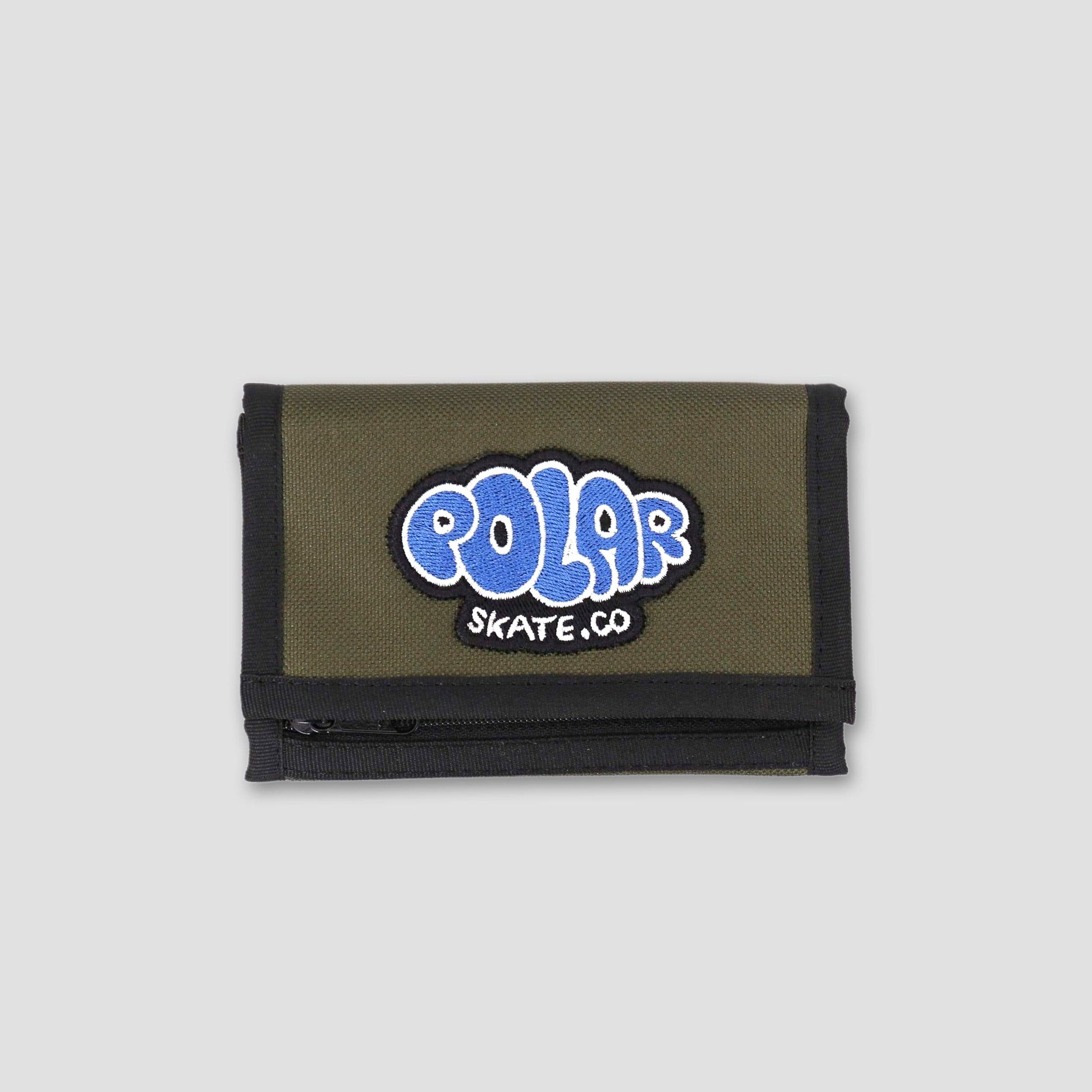 Polar Bubble Logo Key Wallet Olive