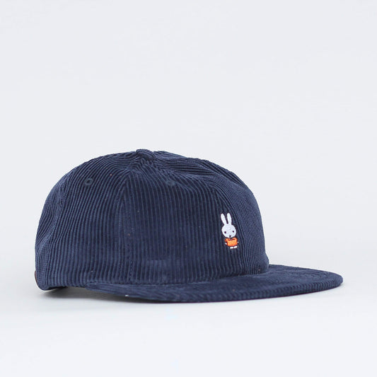 Pop Trading Bruna 6 Panel Cap Navy Cord