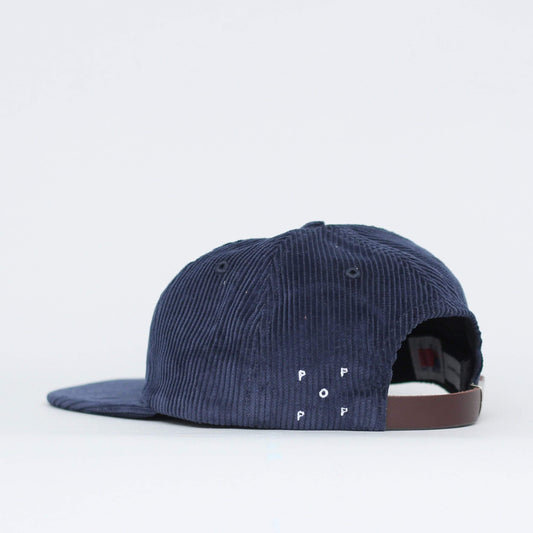 Pop Trading Bruna 6 Panel Cap Navy Cord
