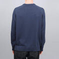 Load image into Gallery viewer, Pop Trading Pop Eye Knit Crew Navy
