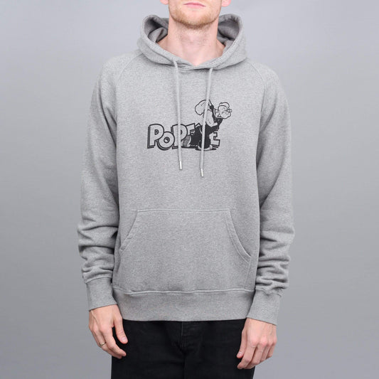Pop Trading Pop Eye Hood Heather Grey