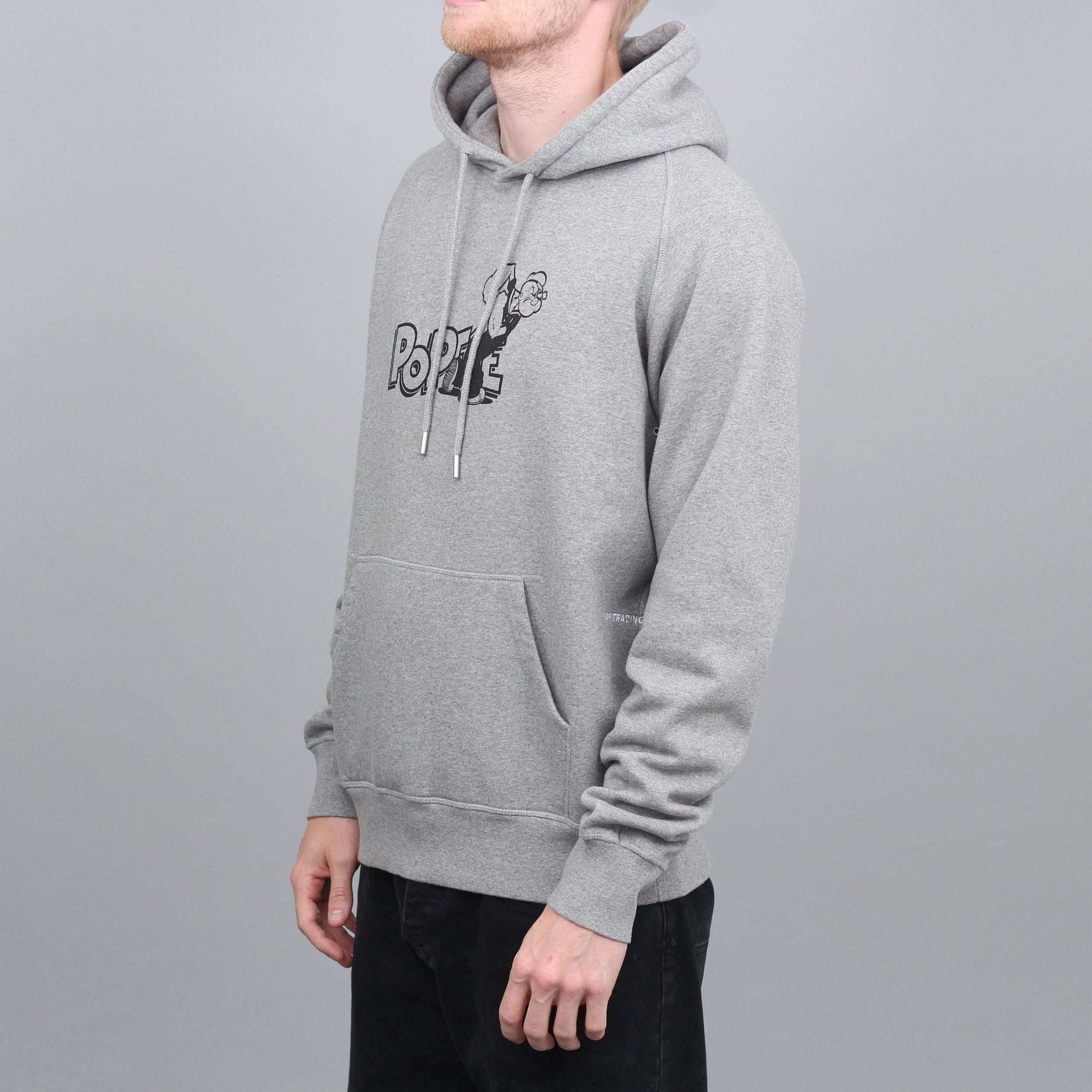 Pop Trading Pop Eye Hood Heather Grey