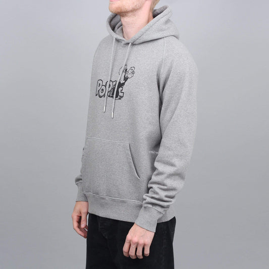Pop Trading Pop Eye Hood Heather Grey