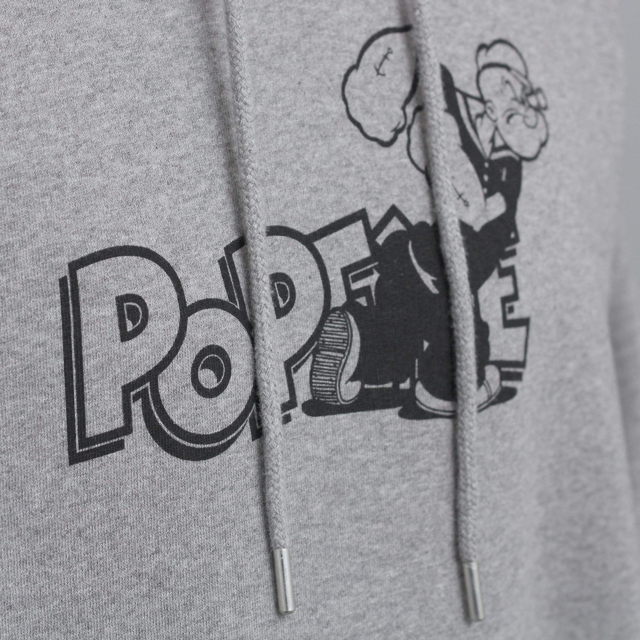 Pop Trading Pop Eye Hood Heather Grey
