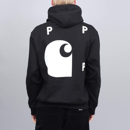 Pop Trading X Carhartt Hood Sweatshirt Black