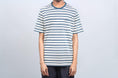 Load image into Gallery viewer, Pop Trading Blaine Stripe Pocket T-Shirt Dark Teal / Off White
