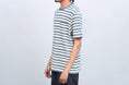 Load image into Gallery viewer, Pop Trading Blaine Stripe Pocket T-Shirt Dark Teal / Off White
