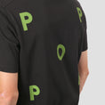 Load image into Gallery viewer, Pop Trading Logo T-Shirt Black / Green
