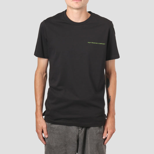 Pop Trading Logo T-Shirt Black / Green