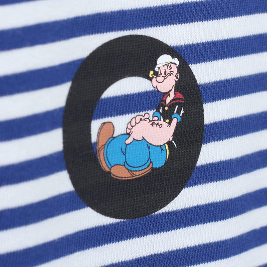 Pop Trading Pop Eye Striped Longsleeve T-Shirt Royal / White