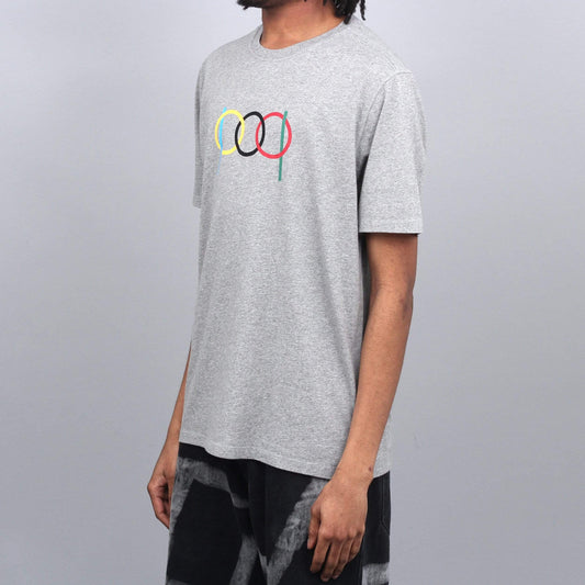 Pop Trading Ringer T-Shirt Heather Grey