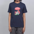 Load image into Gallery viewer, Pop Trading Shroom T-Shirt Navy

