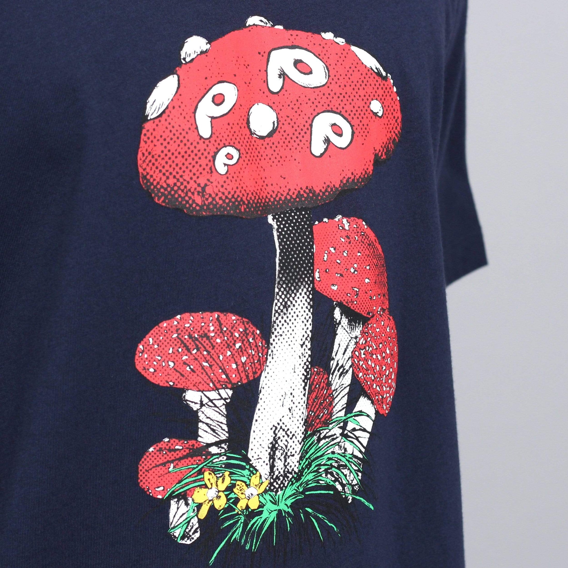 Pop Trading Shroom T-Shirt Navy