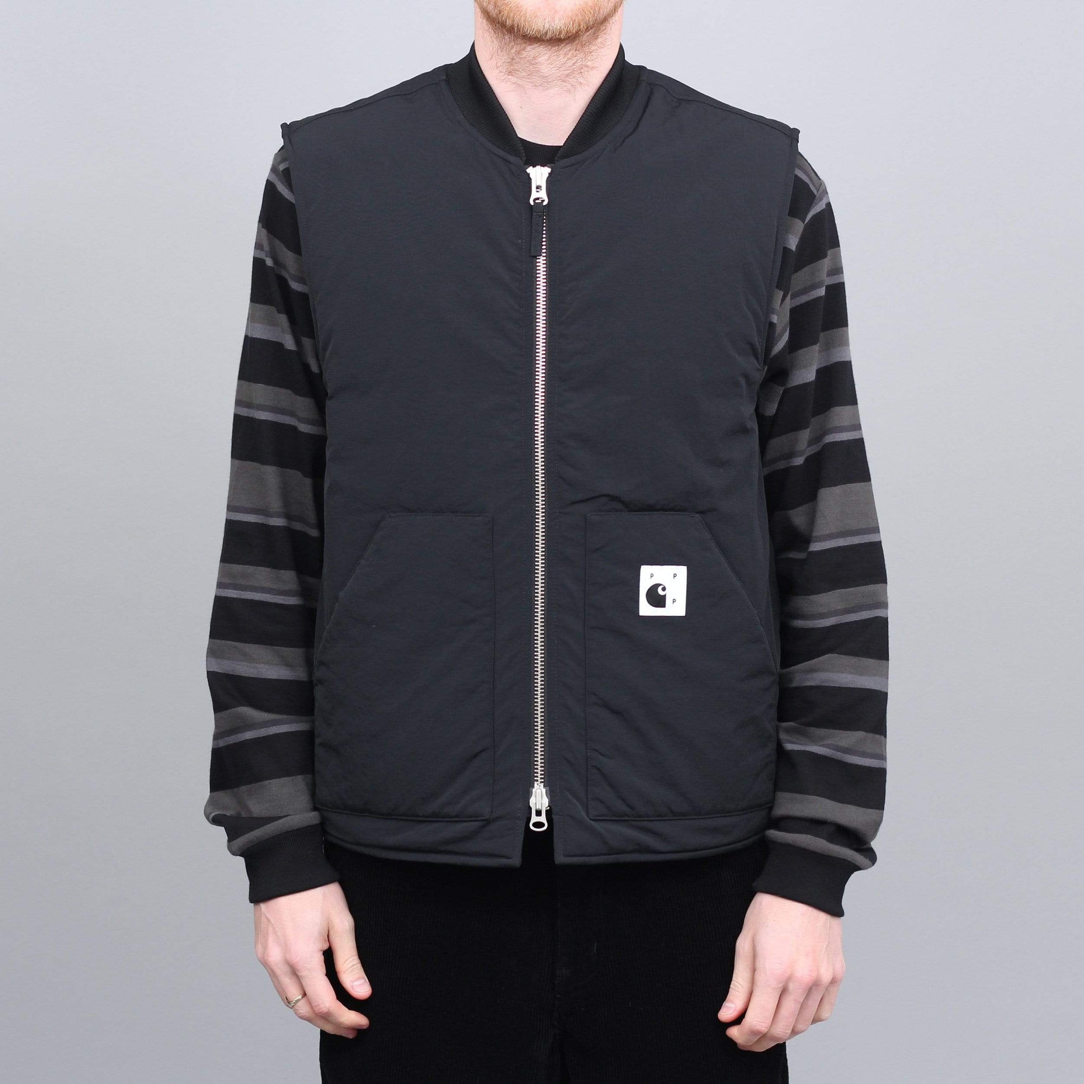 Pop Trading X Carhartt Classic Vest Black