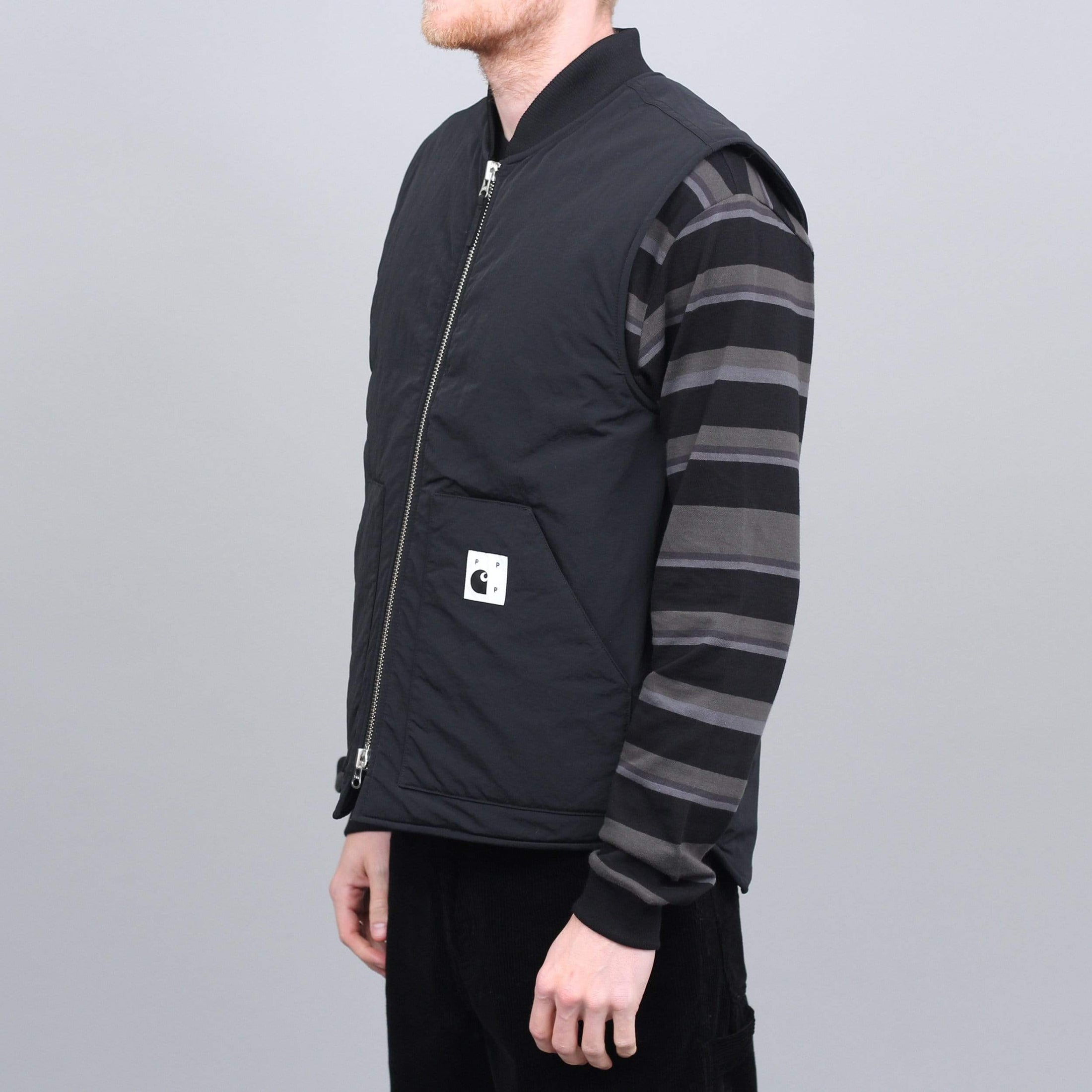 Pop Trading X Carhartt Classic Vest Black
