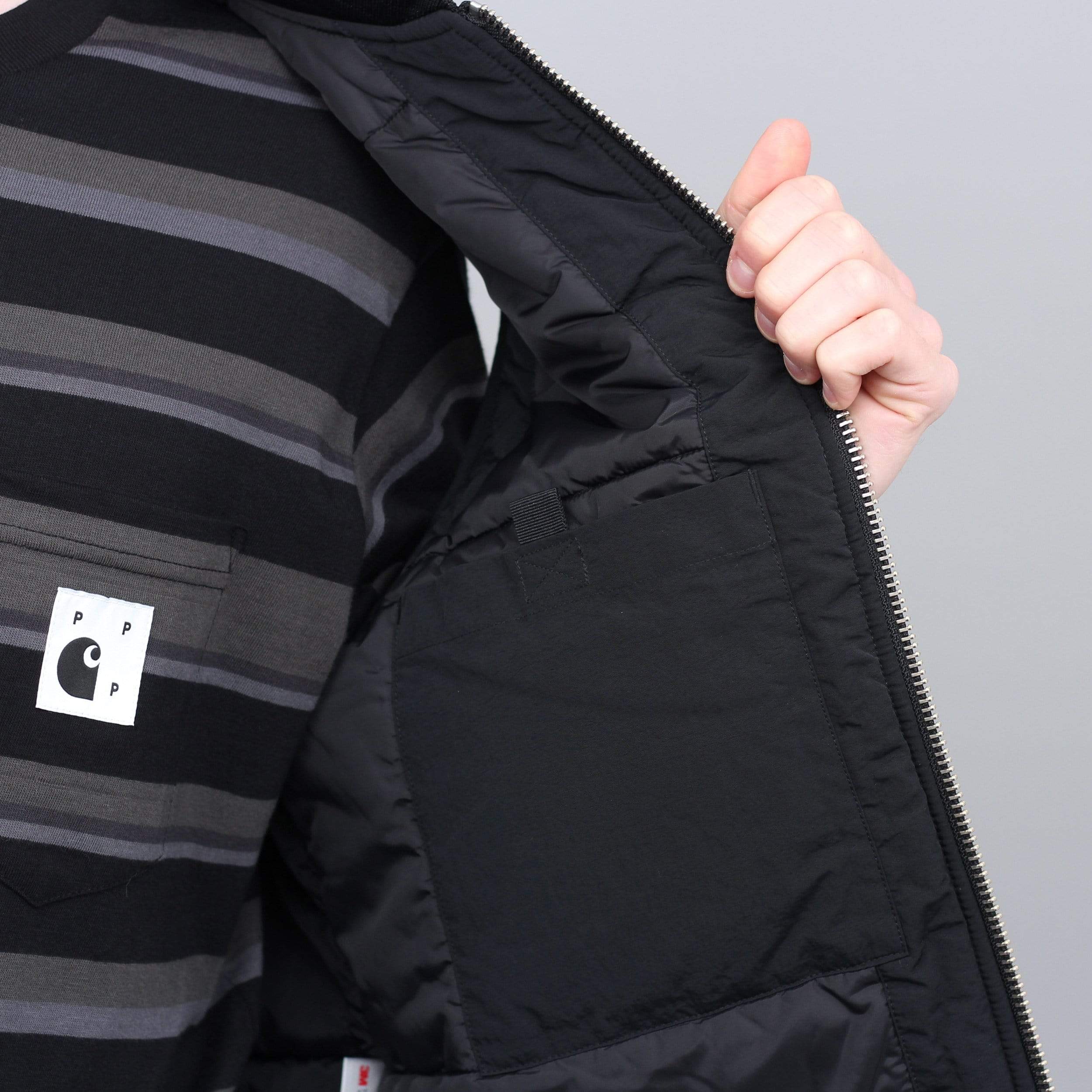 Pop Trading X Carhartt Classic Vest Black – Slam City Skates