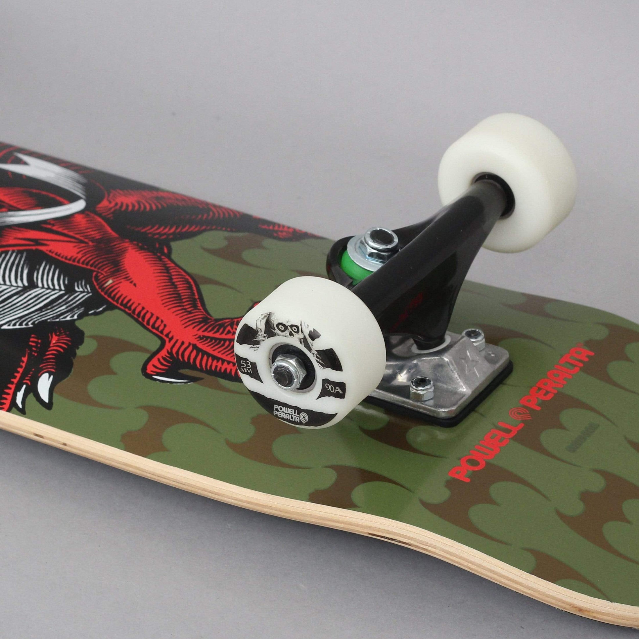 Powell Peralta 7.5 Cab Dragon One Off 191 Birch Complete Skateboard Olive