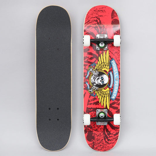 Powell Peralta 7.0 Winged Ripper 239 Complete Skateboard Red