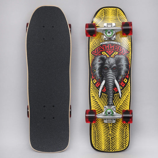Powell Peralta 8 Vallely Elephant 195 Mini Complete Skateboard Cruiser Yellow