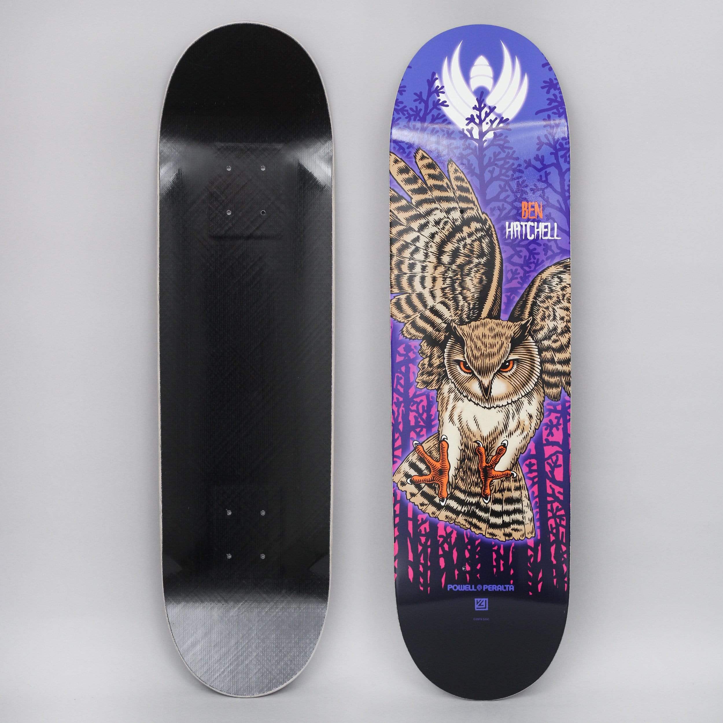 Powell Peralta 8.5 Ben Hatchell Owl Shape 249 Flight Skateboard