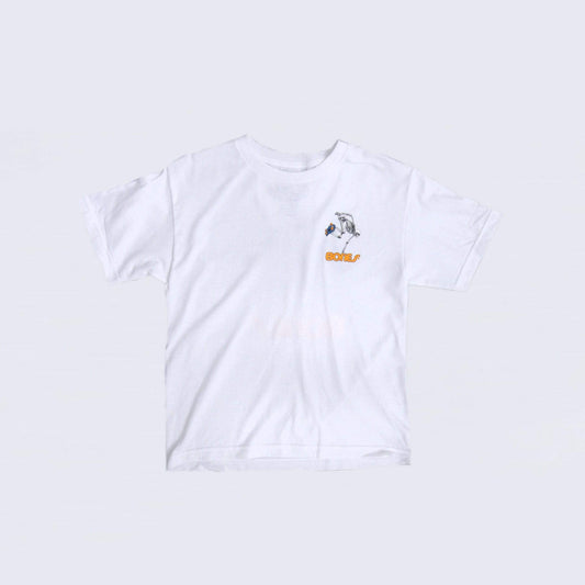 Powell Peralta Skateboard Skeleton Youth T-Shirt White