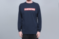Load image into Gallery viewer, Powell Peralta Supreme Longsleeve T-Shirt Navy
