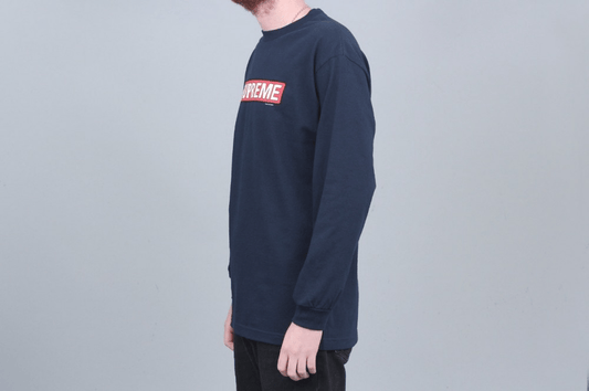 Powell Peralta Supreme Longsleeve T-Shirt Navy