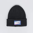 Load image into Gallery viewer, Quartersnacks Waffle Beanie Black
