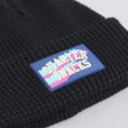Load image into Gallery viewer, Quartersnacks Waffle Beanie Black
