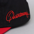 Load image into Gallery viewer, Quartersnacks Racer Cap Black / Red
