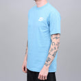 Load image into Gallery viewer, Quartersnacks Safari Snackman Charity T-Shirt Carolina Blue
