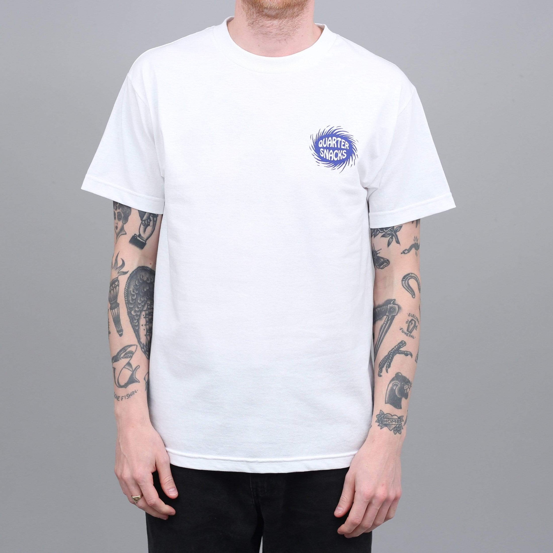 Quartersnacks Surf Shop T-Shirt White
