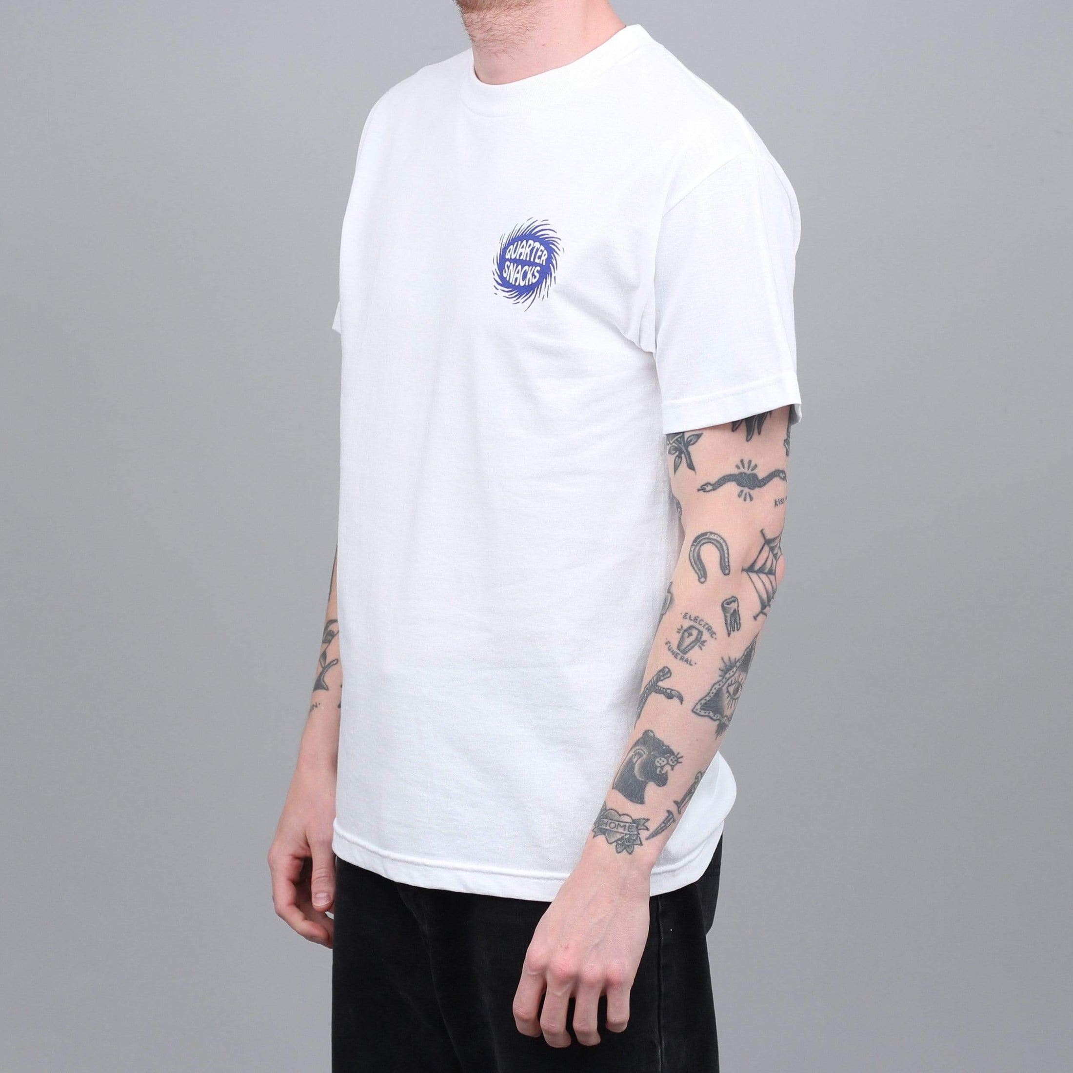 Quartersnacks Surf Shop T-Shirt White